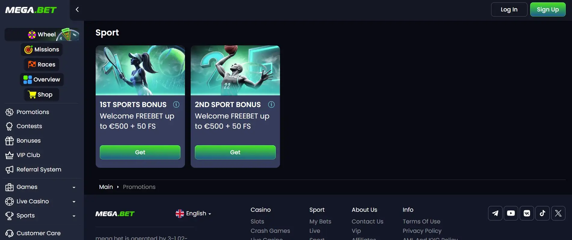 Sportbonus bij Registratie
