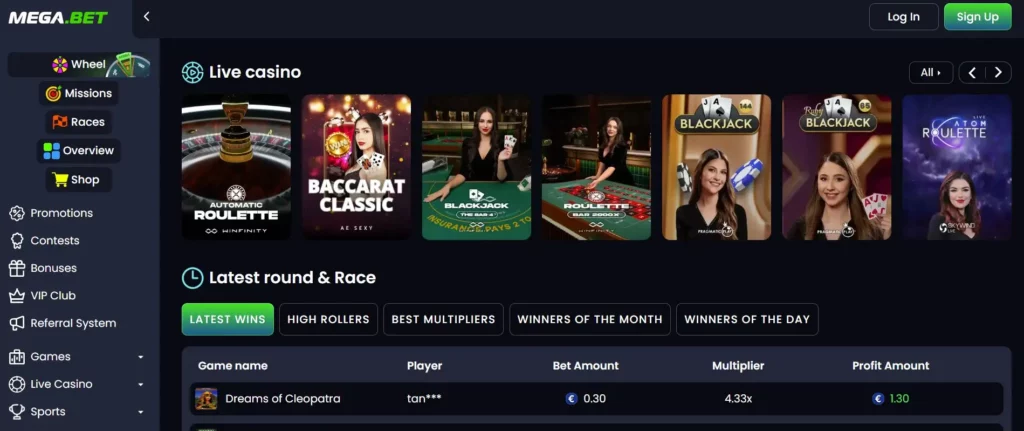 Live Casino met Echte Dealers